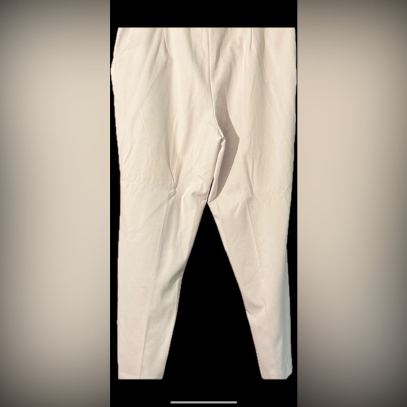 Liz Claiborne White Dress Pants Straight-Leg - Picture 4 of 4